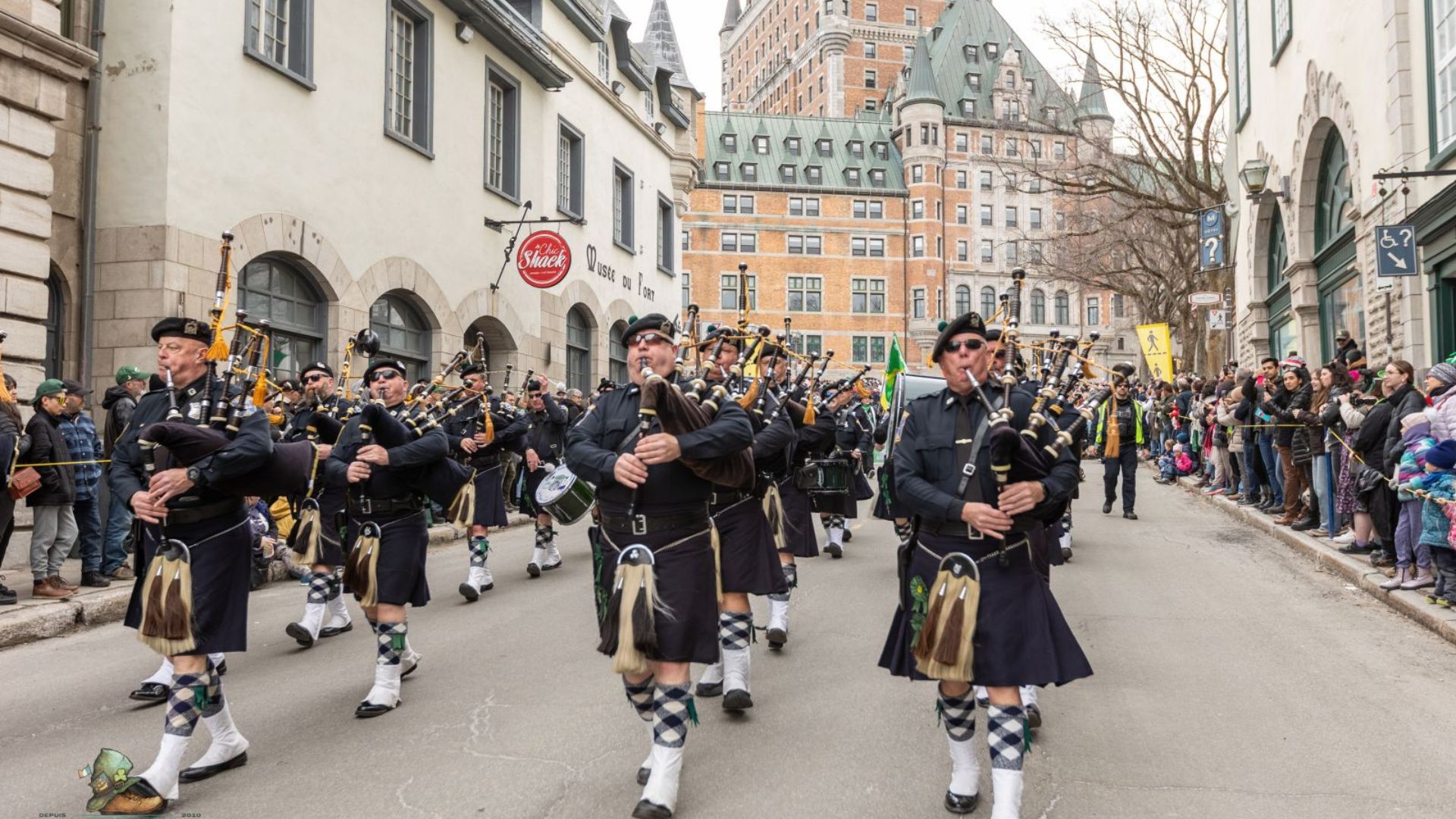 St. Patrick's Day is celebrated in Quebec City from March 17 to 28.