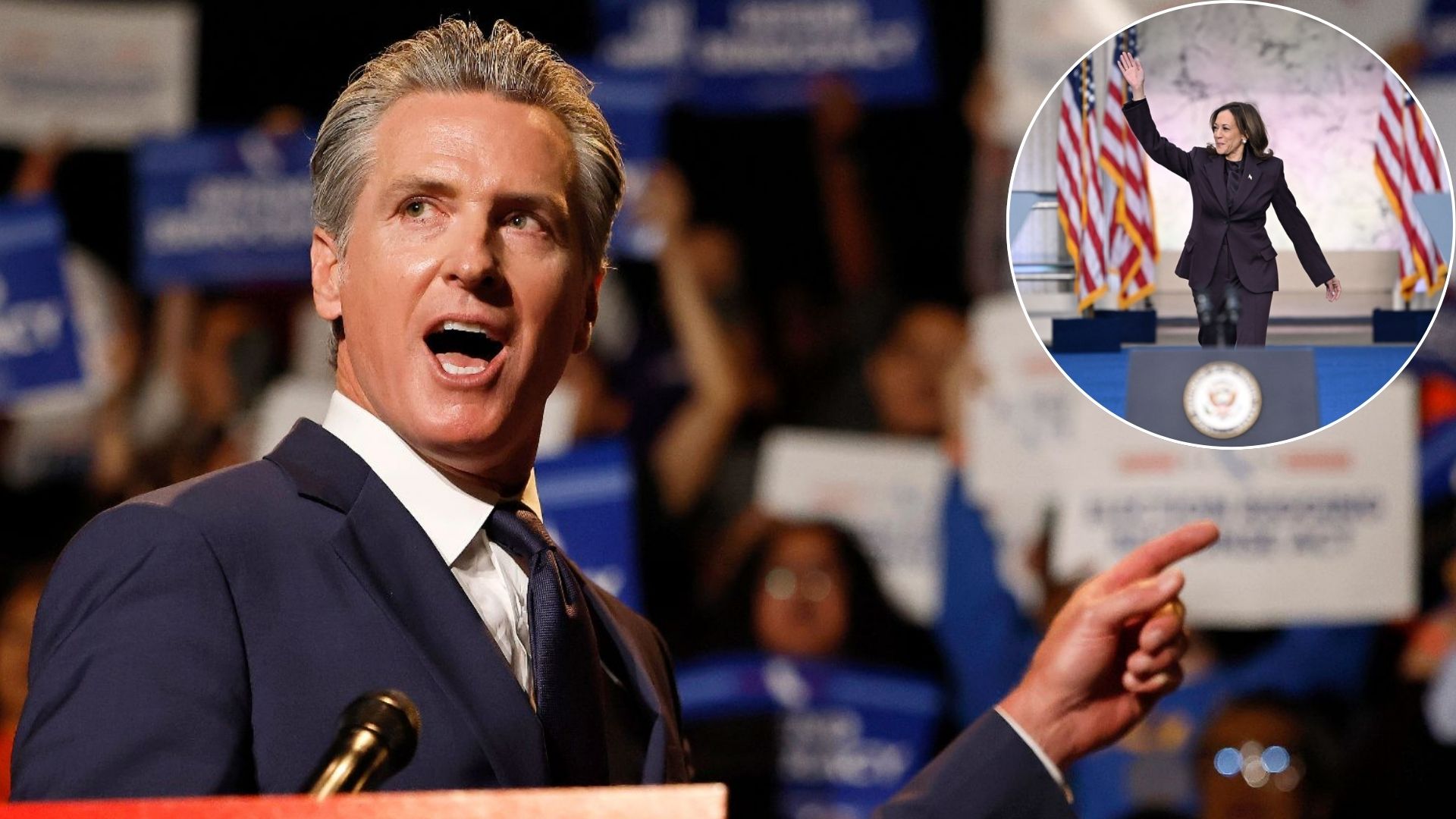 Gavin Newsom: Affronter Kamala Harris serait «le destin»