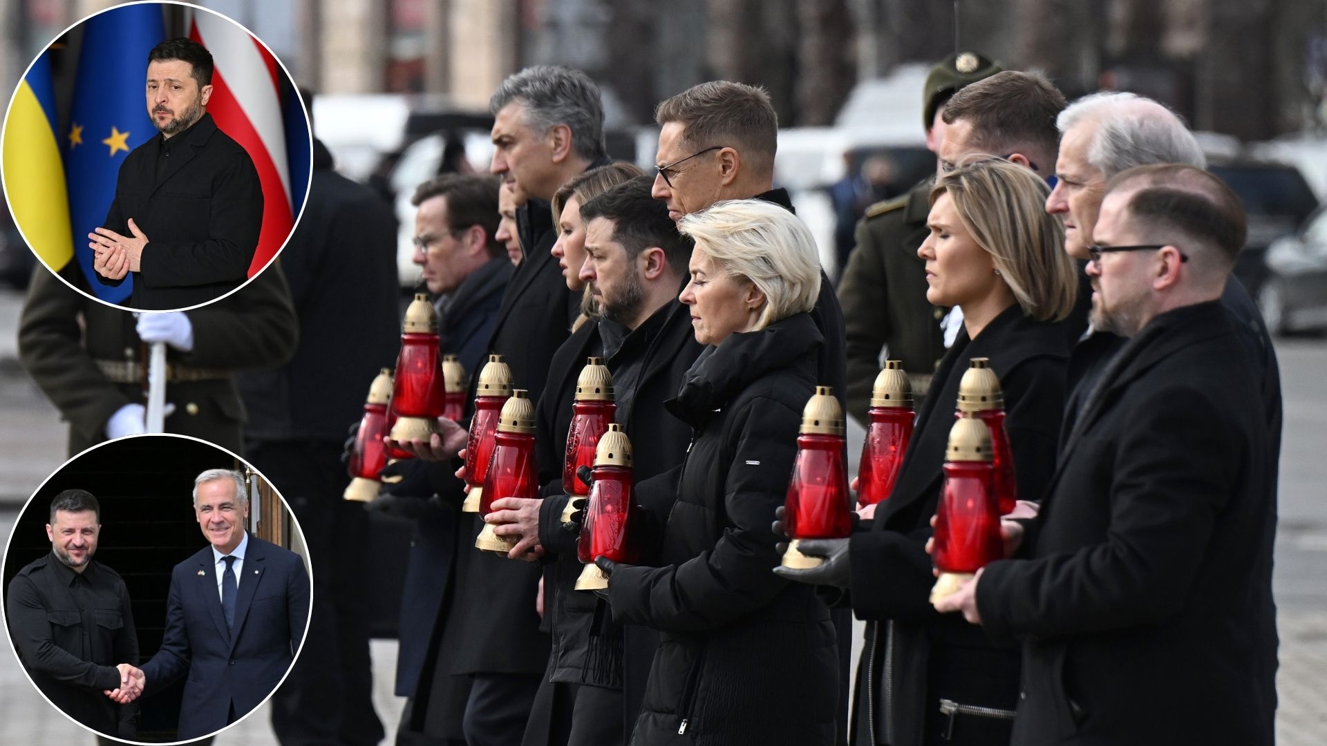 Poutine n’a «pas brisé» les Ukrainiens, assure Zelensky quatre ans après l’invasion