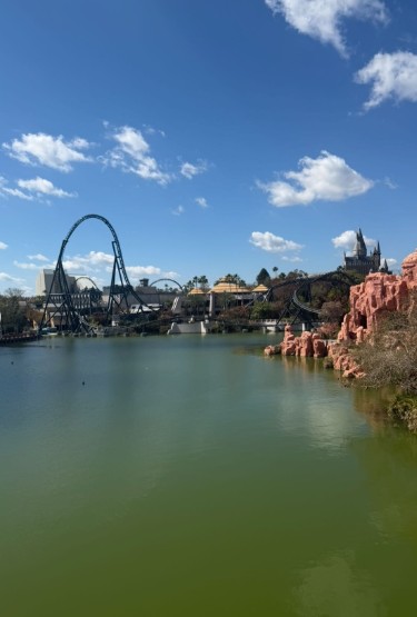 A larger-than-life roller coaster