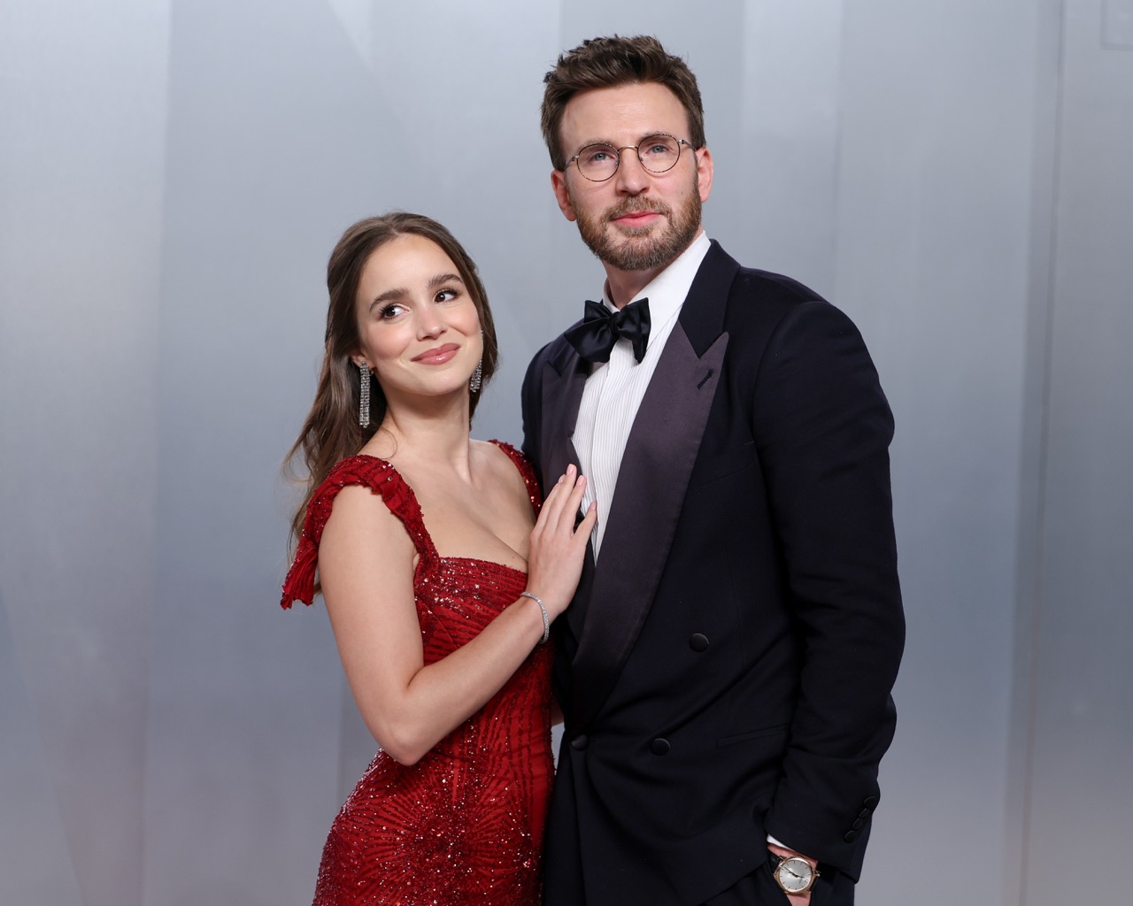 Alba Baptista, Chris Evans